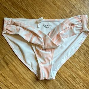 Athleta South Beach bikini bottom size Large